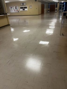 Before & After Commercial Floor Strip & Wax in Concord, NC (4)